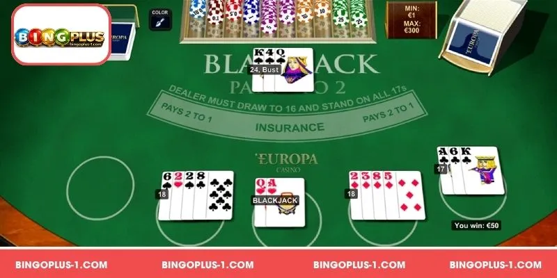 Blackjack Online Tagalog gamit ang BINGOPLUS